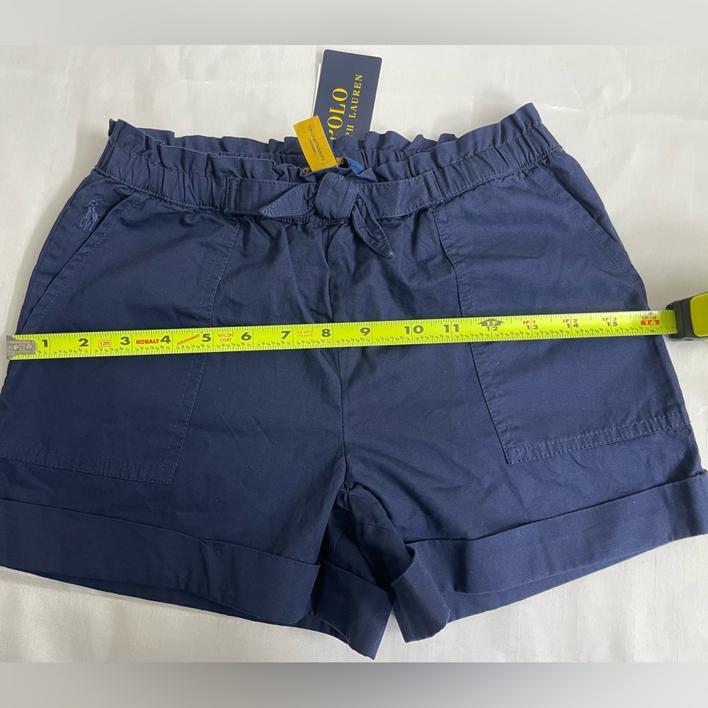 Polo Ralph Lauren Navy  Blue  Girls  Shorts     Size 8 100% Cotton - Picture 12 of 13